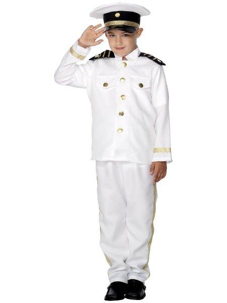 Boy Captain Costume - 7-9 Years