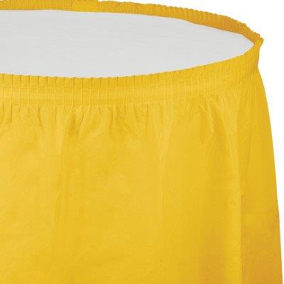 Table Skirt - Tan Yellow Creative Converting