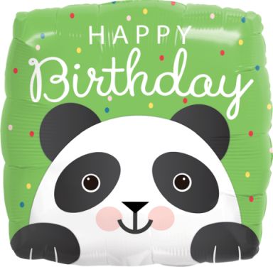 18" Panda Birthday Foil Balloon