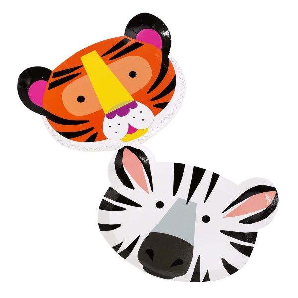Party Animals Cut Out Plates Talking Tables