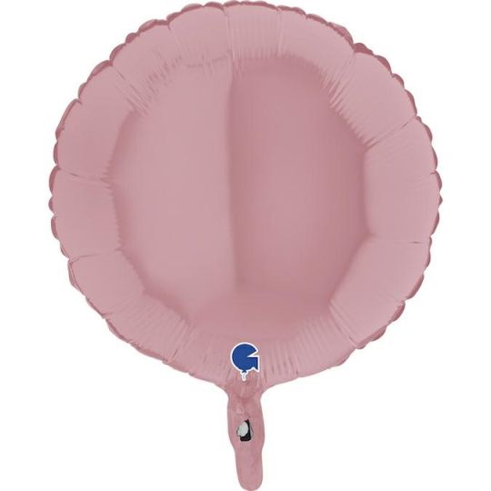 18" Round Matte Foil Balloon - Pink Grabo