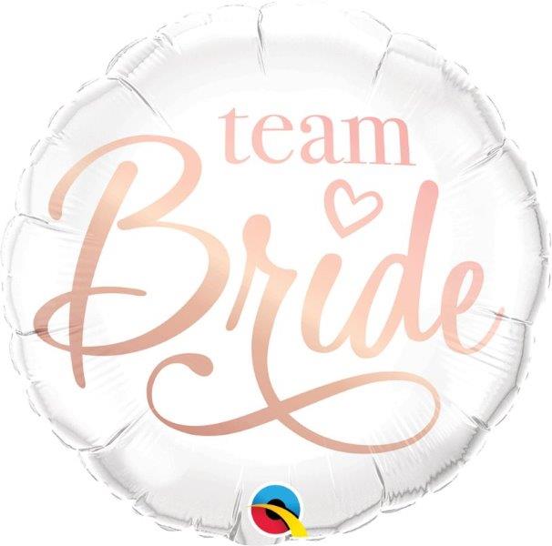 18" Team Bride Foil Balloon Qualatex