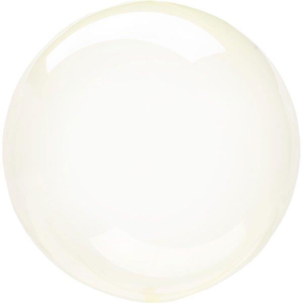 18" Crystal Clearz Balloon - Yellow Amscan
