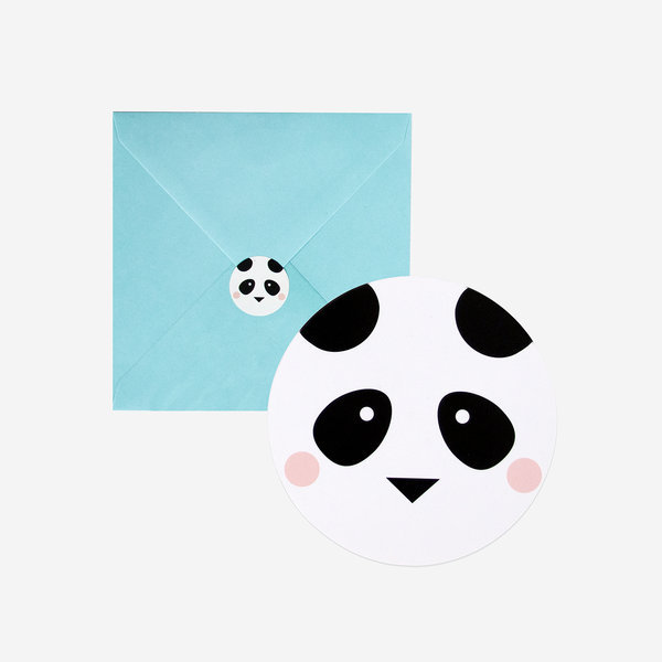 Mini Panda Invitations My Little Day