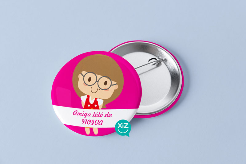 "Bride´s Friend Geek" Pin Badge