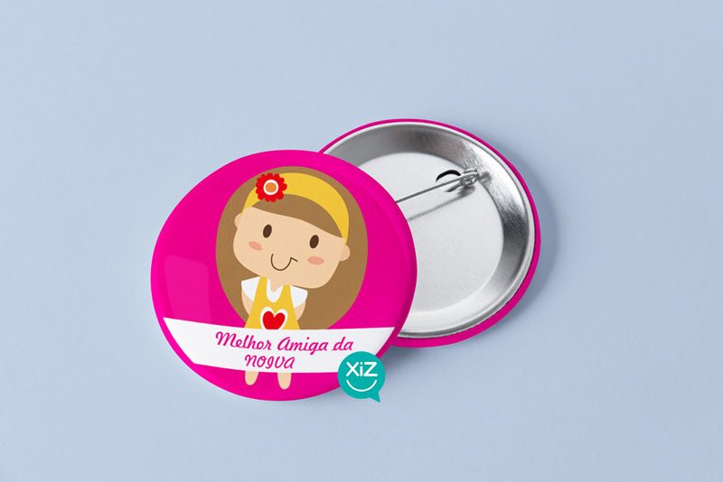 "Bride´s Best Friend" Pin Badge XiZ Party Supplies