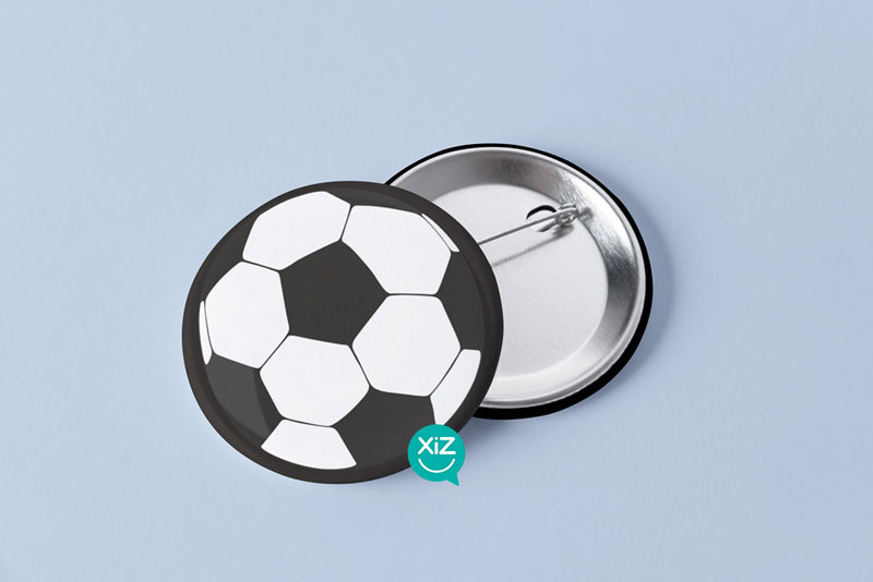 Football Ball Pin Badge XiZ Party Supplies