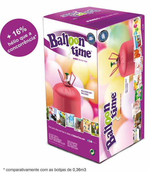Balloon Time Large Compact Helium Cylinder BalloonTime