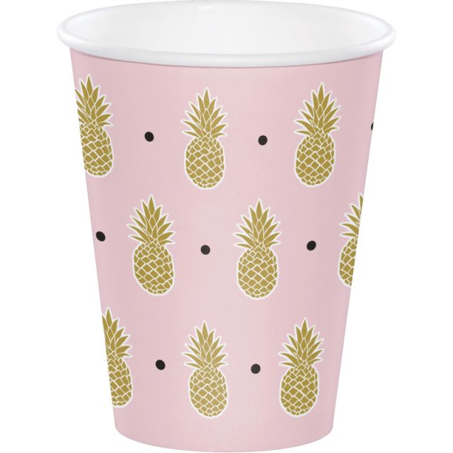 Gold Pineapple Cups Creative Converting