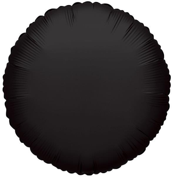 18" Round Foil Balloon - Black Kaleidoscope