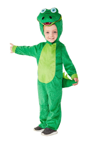Children´s Crocodile Costume - Size 1-2 Years