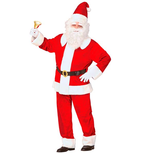 Super Deluxe Santa Claus Costume - Size XL Widmann
