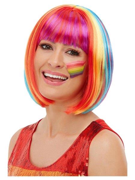 Rainbow Bob Hair Smiffys