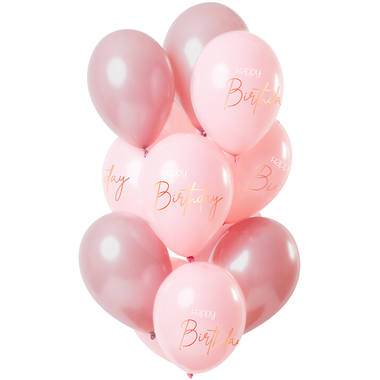 Elegant Lush Birthday Balloons