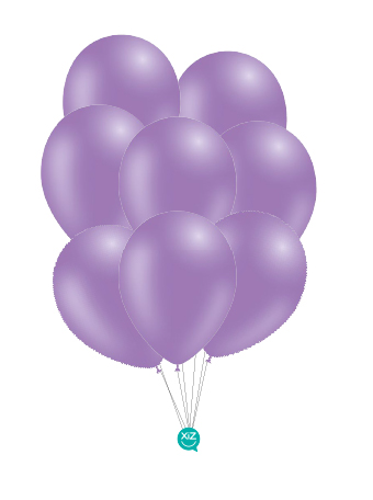 8 Pastel Balloons 30 cm - Lilac XiZ Party Supplies