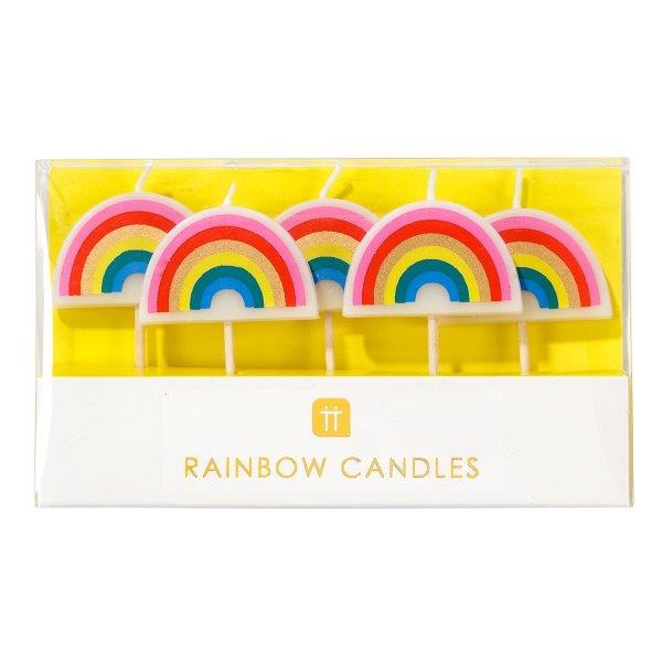 Rainbow Candles Talking Tables