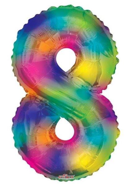 34" Foil Balloon nº 8 - Rainbow Kaleidoscope