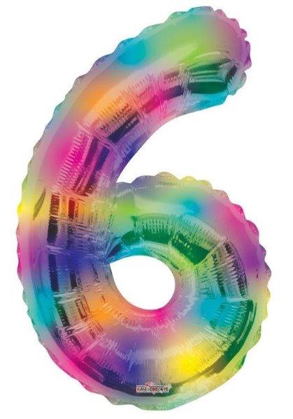 34" Foil Balloon nº 6 - Rainbow Kaleidoscope