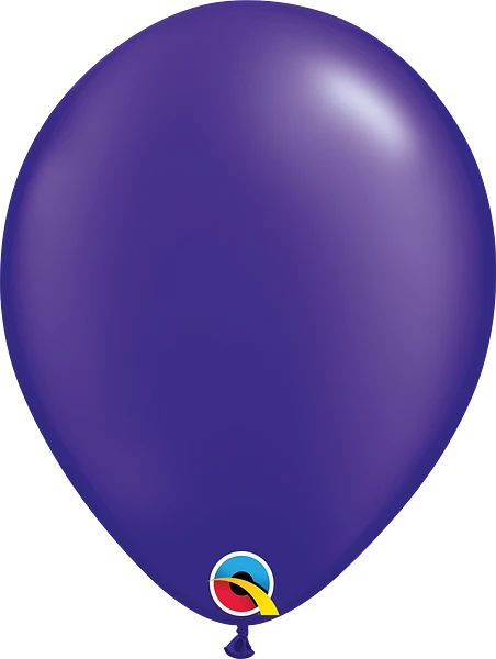 25 Balões 11" Qualatex - Pearl Purple Qualatex