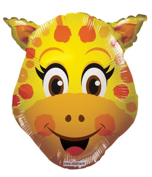 14" Mini Giraffe Shape Foil Balloon Kaleidoscope