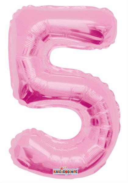 14" Foil Balloon nº5 - Baby Pink Kaleidoscope