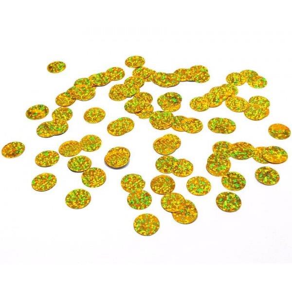 Holographic Confetti 15 grams - Gold XiZ Party Supplies