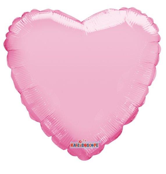 18" Heart Foil Balloon - Pale Pink Macaroon Kaleidoscope