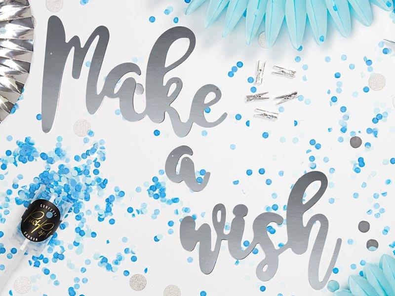 "Make a wish" wreath Silver PartyDeco