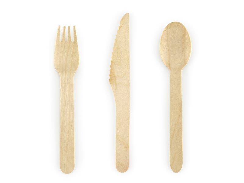 Wooden Cutlery - Kraft PartyDeco
