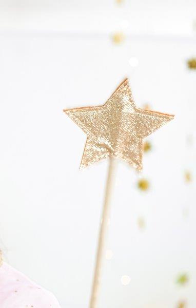 Gold Glitter Wand PartyDeco