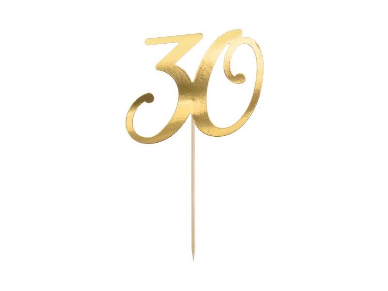 Topper 30 Years Gold PartyDeco