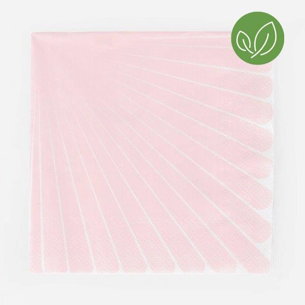 Eco Friendly Pastel Napkins - Pink My Little Day