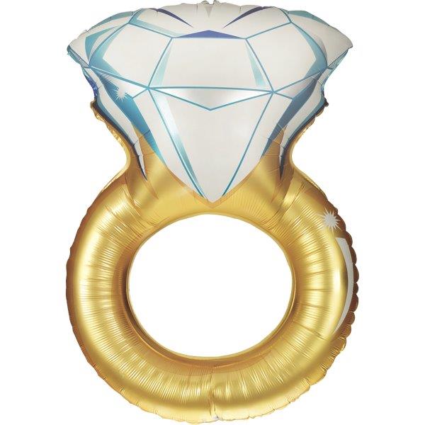 37" Foil Balloon Ring - Gold Grabo