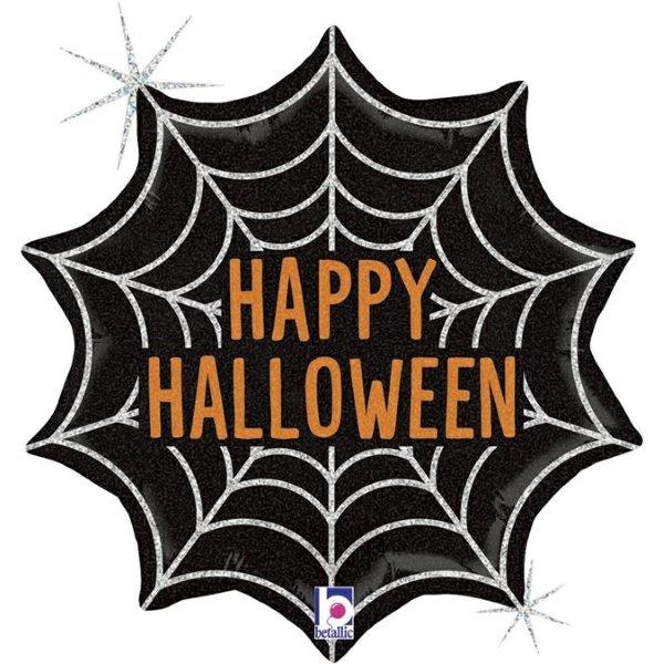 Happy Halloween 18" Web Foil Balloon