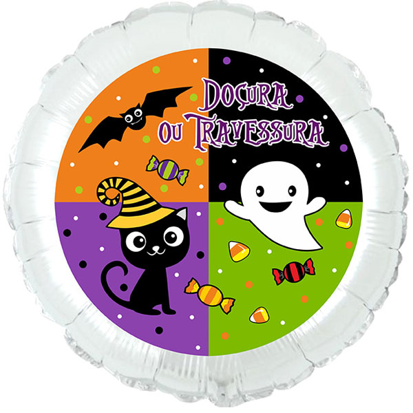 18" Trick or Treat Foil Balloon