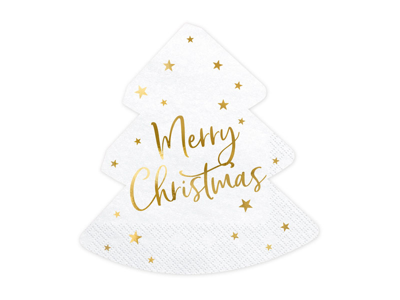 Christmas Tree Cut Out Napkins PartyDeco