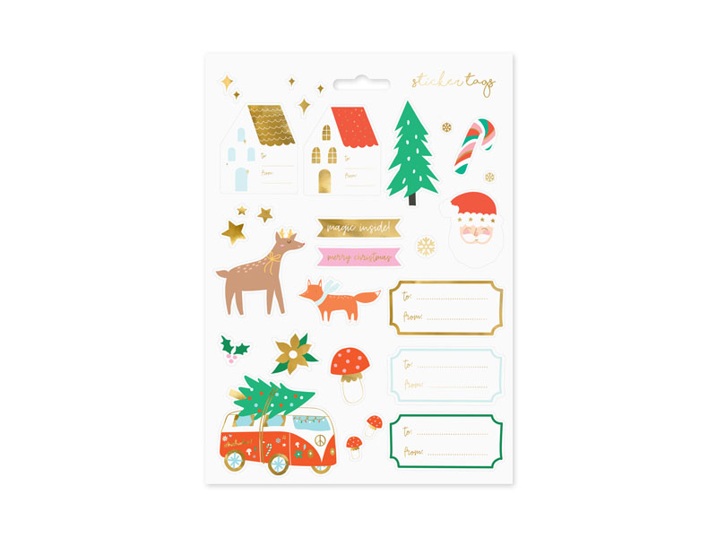 Winter Forest Stickers PartyDeco