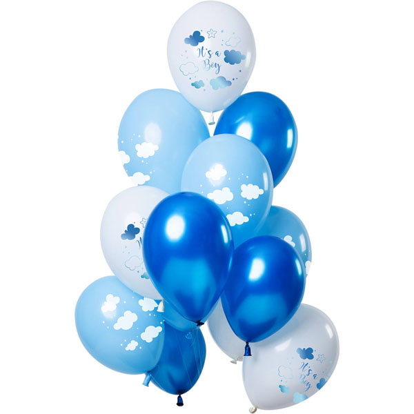 12 It´sa Boy balloons Folat