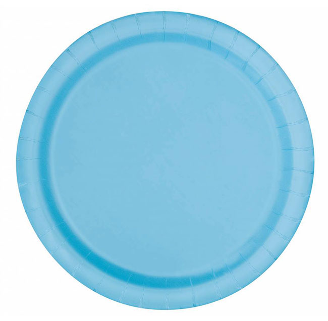Small Plate 17cm Unique - Sky Blue Unique