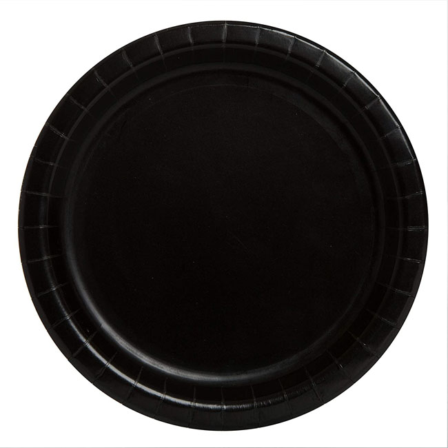 Plate 22cm Unique - Black Unique