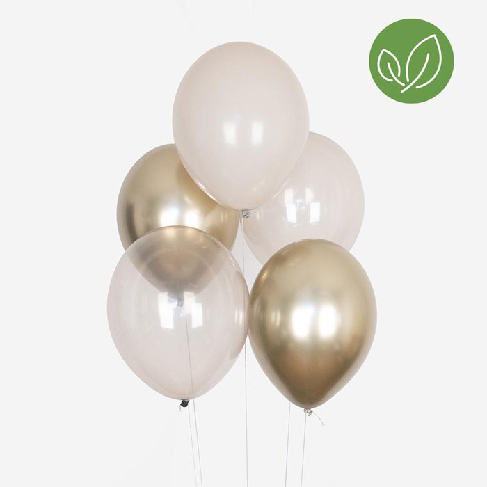 Glossy All Gold Balloons
