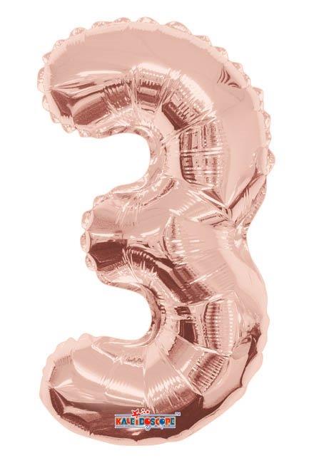 14" Foil Balloon nº 3 - Rose Gold Kaleidoscope