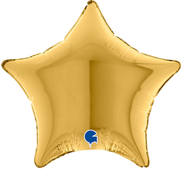 4" Star Foil Balloon - Ouro Grabo Grabo