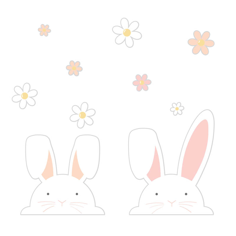 Easter Bunny Window Stickers GingerRay