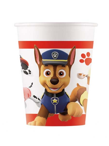 Paw Patrol Cardboard Cups Decorata Party