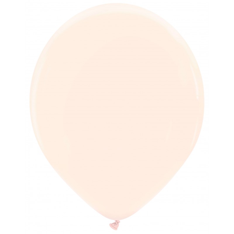 25 Balloons 36cm Natural - Pink Light
