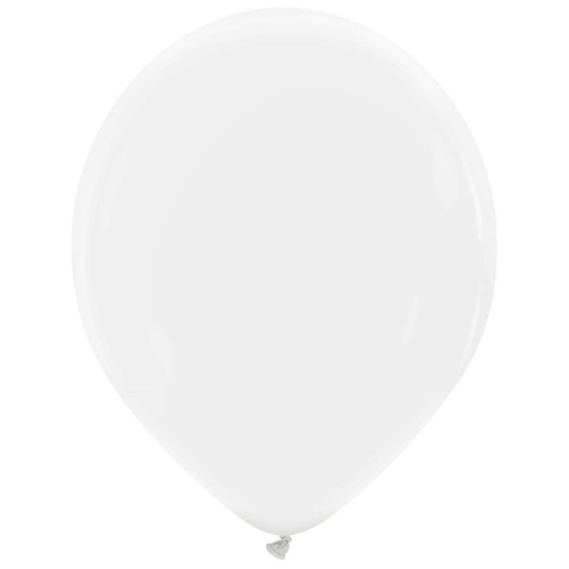 25 Balloons 36cm Natural - White XiZ Party Supplies