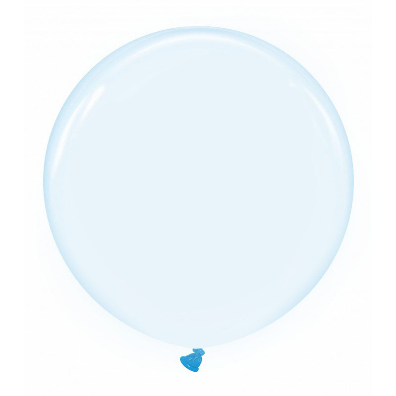 Balão 60cm Natural - Blue Ice