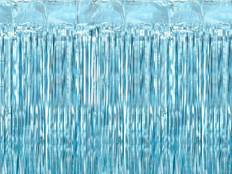 Sky Blue Party Curtain PartyDeco