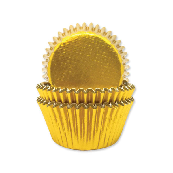 Gold Foil CupCake Molds Anniversary House